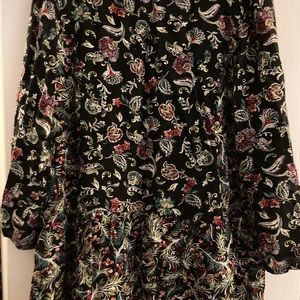 Flowery tunic top